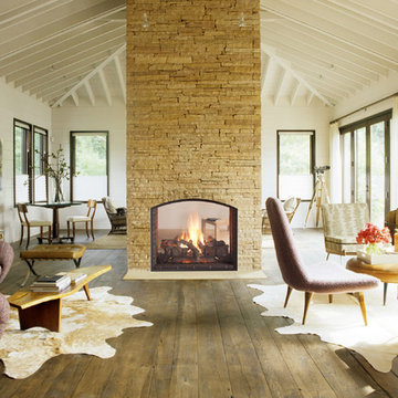 HeatnGlo Escape See-Through Fireplace
