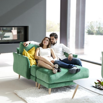Helsinki Modern Lounge Sofa by Famaliving California