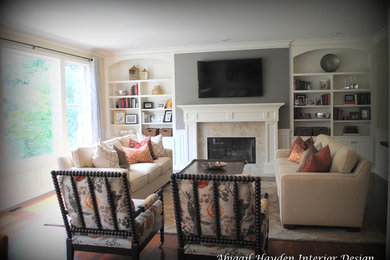 Family room - traditional family room idea in Grand Rapids