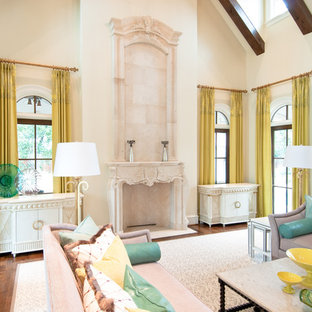 Hiding TV and lift in furniture next to furniture with matching custom cabinets