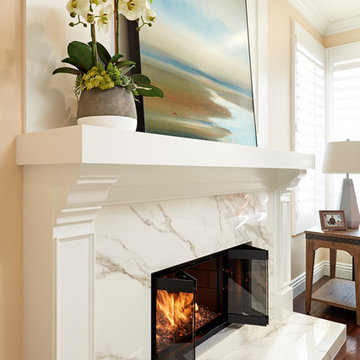 High Bluff Family Room Fireplace Corbel Details