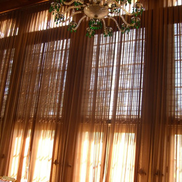 High Ceiling Motorized Curtains