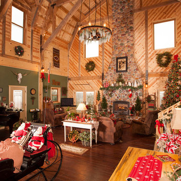 Holiday Gambrel Barn Home