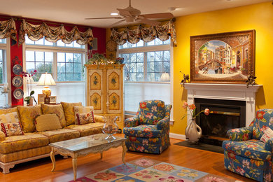 Example of a classic family room design in Wilmington