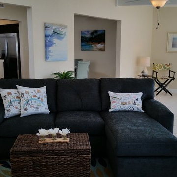 Home Staging of Coastal Style Renovation in Fort Myers Beach, FL