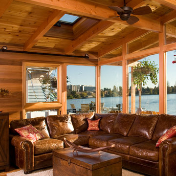 Houseboat -- a Seattle Floating Home Renovation