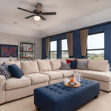 Houston, Texas | MarBella - Classic Villanova Upstairs Game Room