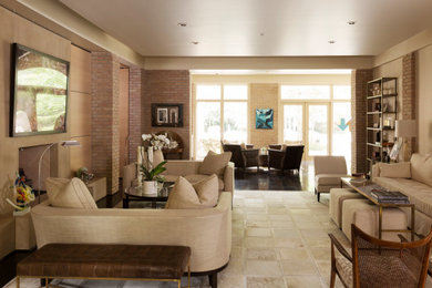 Inspiration for a family room remodel in Houston