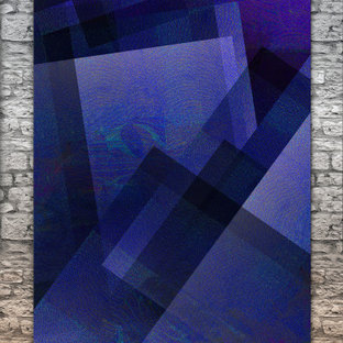Indigo Abstract Wall Art