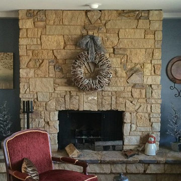 Indoor fireplace from Natural Stone in Sunset Hills, Missouri
