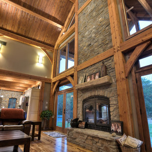 Indoor Outdoor Fireplace Houzz