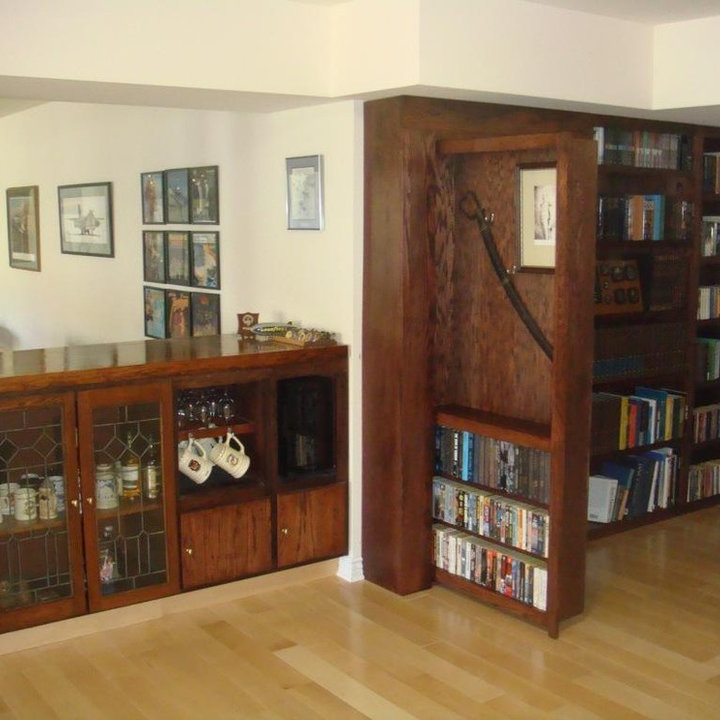 hidden bookcase door