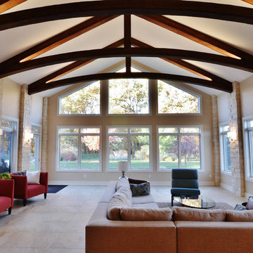 Johnston Home Addition with Exposed Beams - 2012