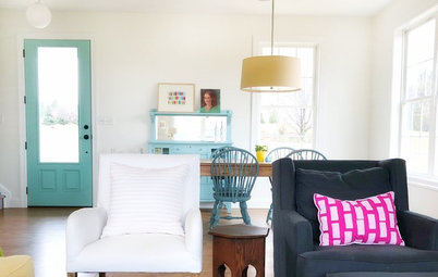 Houzz Tour: A Modern Farmhouse With Pops of Bold Color
