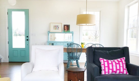 Houzz Tour: A Modern Farmhouse With Pops of Bold Color