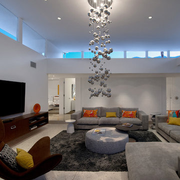 King's Point - Living Room (Night)