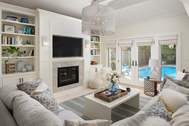 Beach Style Living Room by Two Birds Design