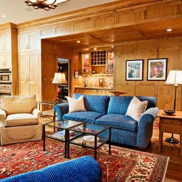 Kitchen, Family Room and Bar