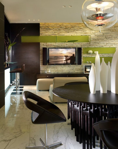 Contemporary Family Room by Pepe Calderin Design- Modern Interior Design