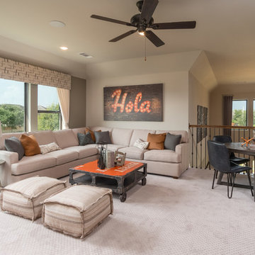 League City, Texas | Victory Lakes - Premier Rosewood Upstairs Game Room