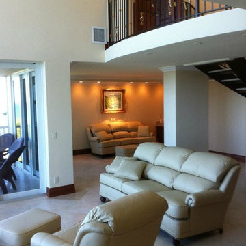 Leather Sofa Set - Naples Florida Penthouse