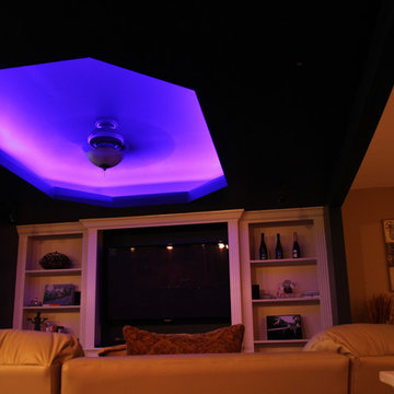 LED Color Changing Ceiling Cove Lighting