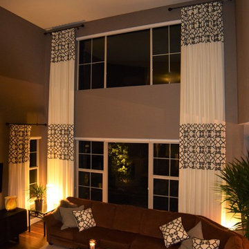 Leyden Rock Meritage Telluride Model Famliy Room Curtains