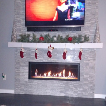 LX HiMacs "Brisk" Fireplace Mantel