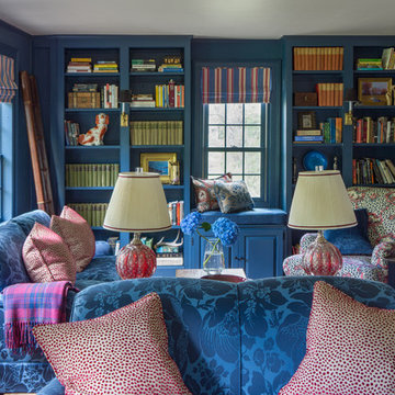 Library/ Music Room of 18th Century Federal Farmhouse