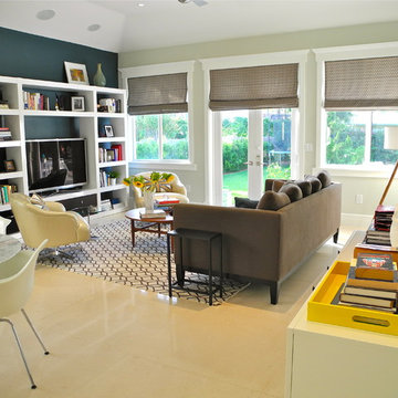 Library Style Family Room