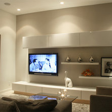 Modern Family Room by Sylvia Elizondo Interior Design