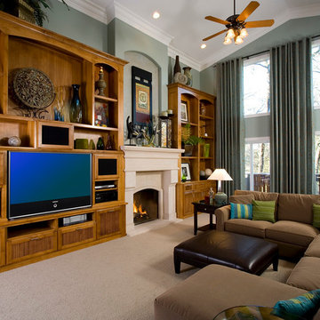 Living, Dining & Family Room Interior Design