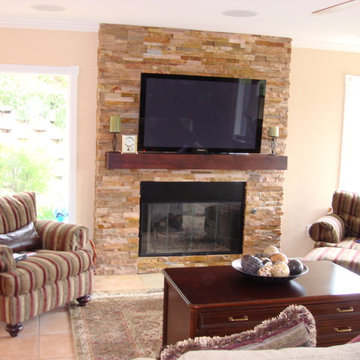 Living Room & Fireplace Remodel