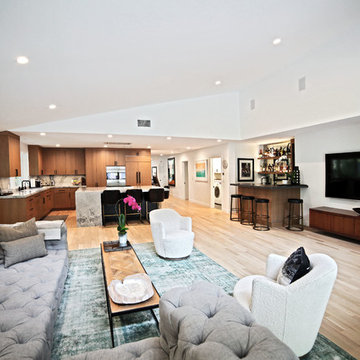 Living Room & Kitchen | Complete Remodel | Sherman Oaks