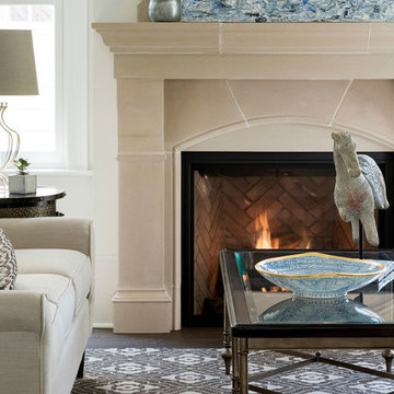Living Room Fireplace: Amhurst Design