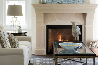 Living Room Fireplace: Amhurst Design