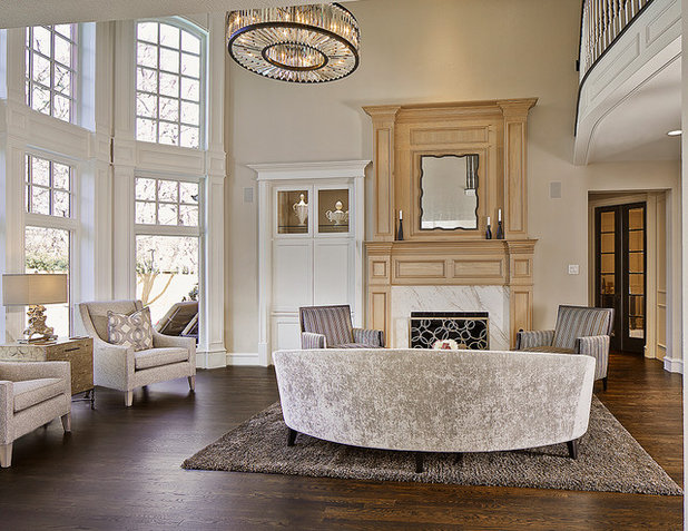 Traditional Family Room by USI Design & Remodeling