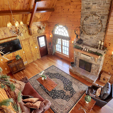 Log Cabin Home by Sherri Blum