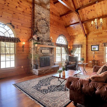 Log Cabin Home by Sherri Blum