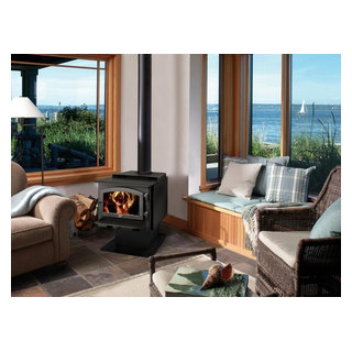Lopi Republic 1750 Wood Stove - Coastal - Games Room - Seattle - by Lopi |  Houzz IE