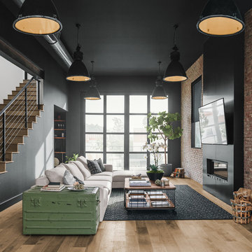Industrial Family Room