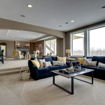 Lower Level Family Room - Kintyre Model - 2014 Spring Parade of Homes