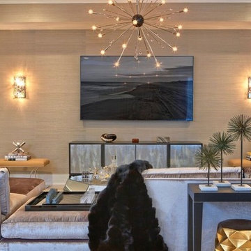 Luxe Family Friendly Recreation Room - Hampton Designer Showhouse 2015