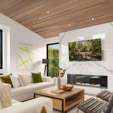 Luxury Modern Bellevue Home with Green Accents