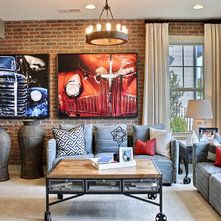 Industrial Family Room by M/I Homes