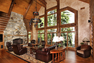Family room - craftsman family room idea in Other