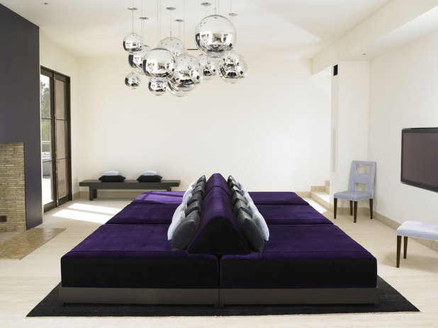 Mediterráneo Sala de estar by Amy Noel Design
