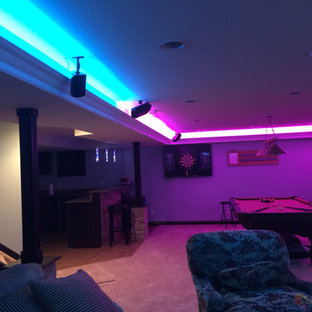 Man Cave Game Room LED Lighting