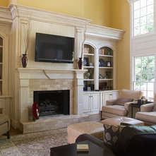 Traditional Family Room by Mary Trantow