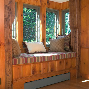 Massachusetts Oceanfront Home - Family Room Window Seat